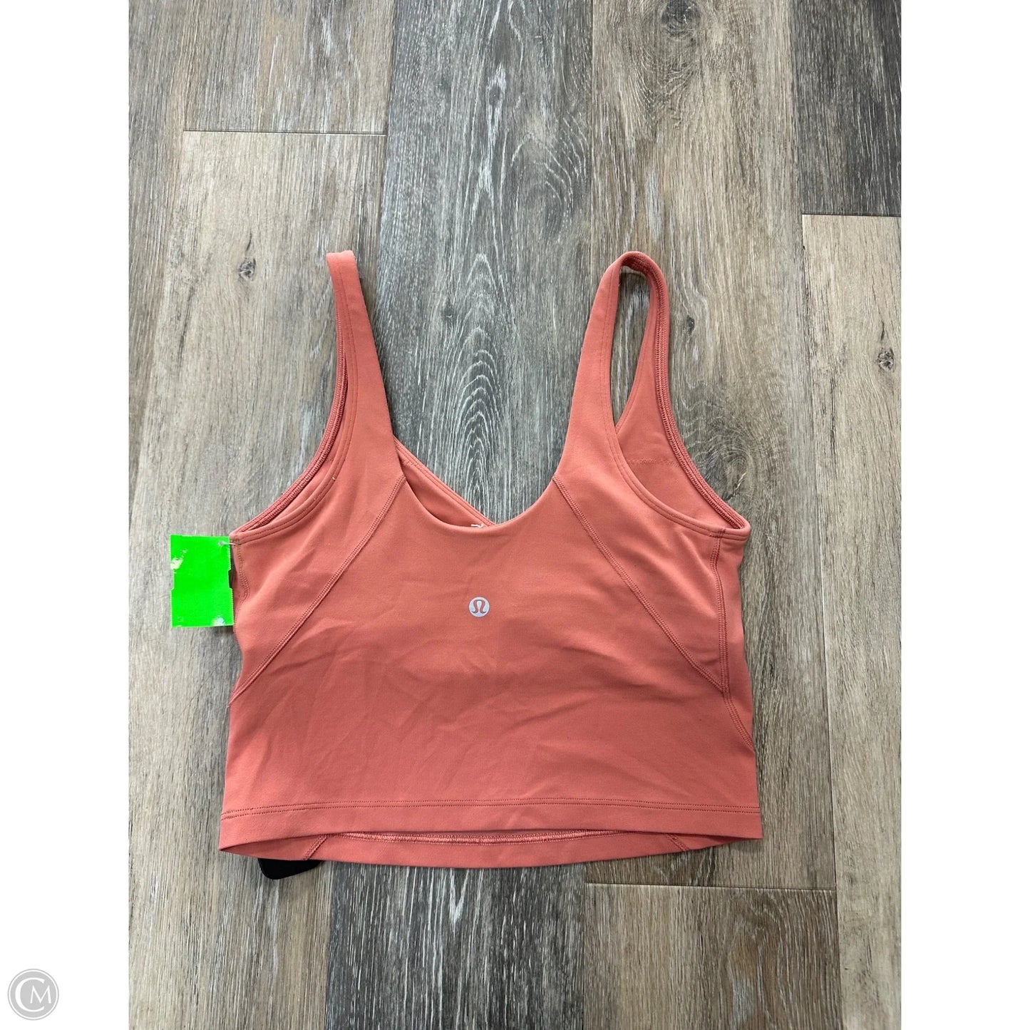 Athletic Tank Top By Lululemon In Orange, Size: 6
