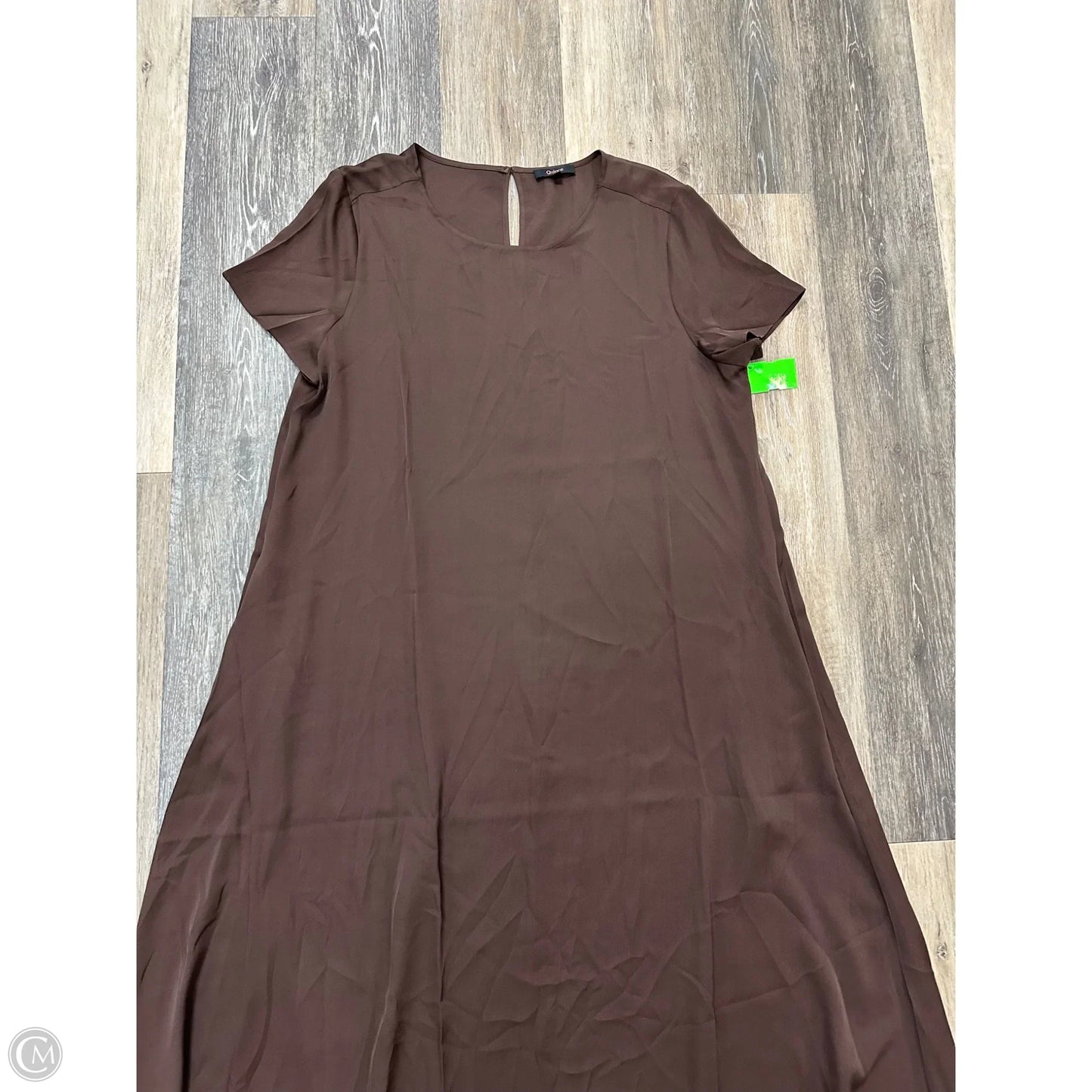 Dress Casual Maxi By Quince In Brown, Size: M