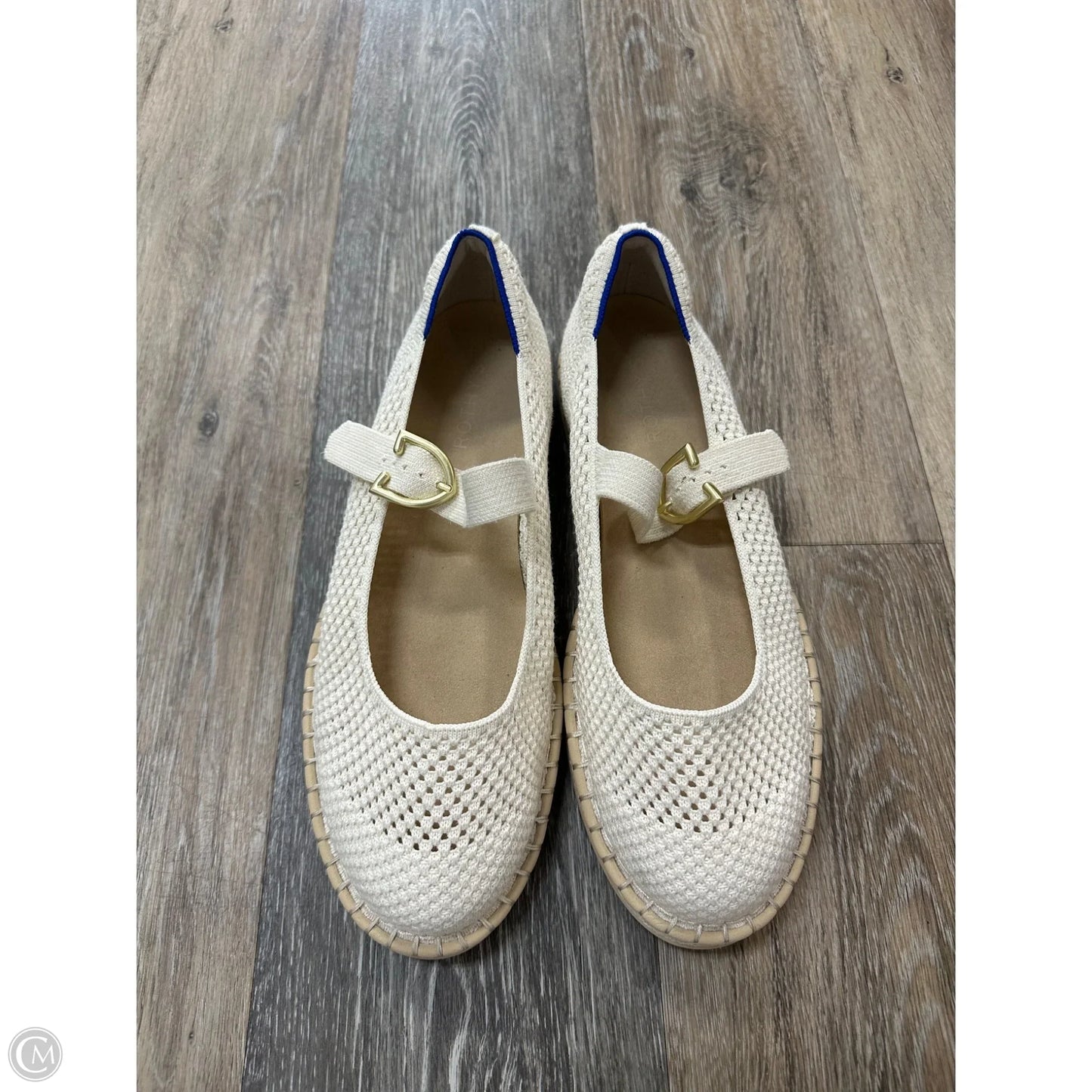 Shoes Flats By Rothys In Cream, Size: 11.5