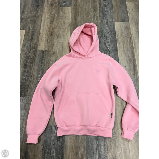 -Athletic Sweatshirt Hoodie By Comfrt  In Pink, Size: Xs