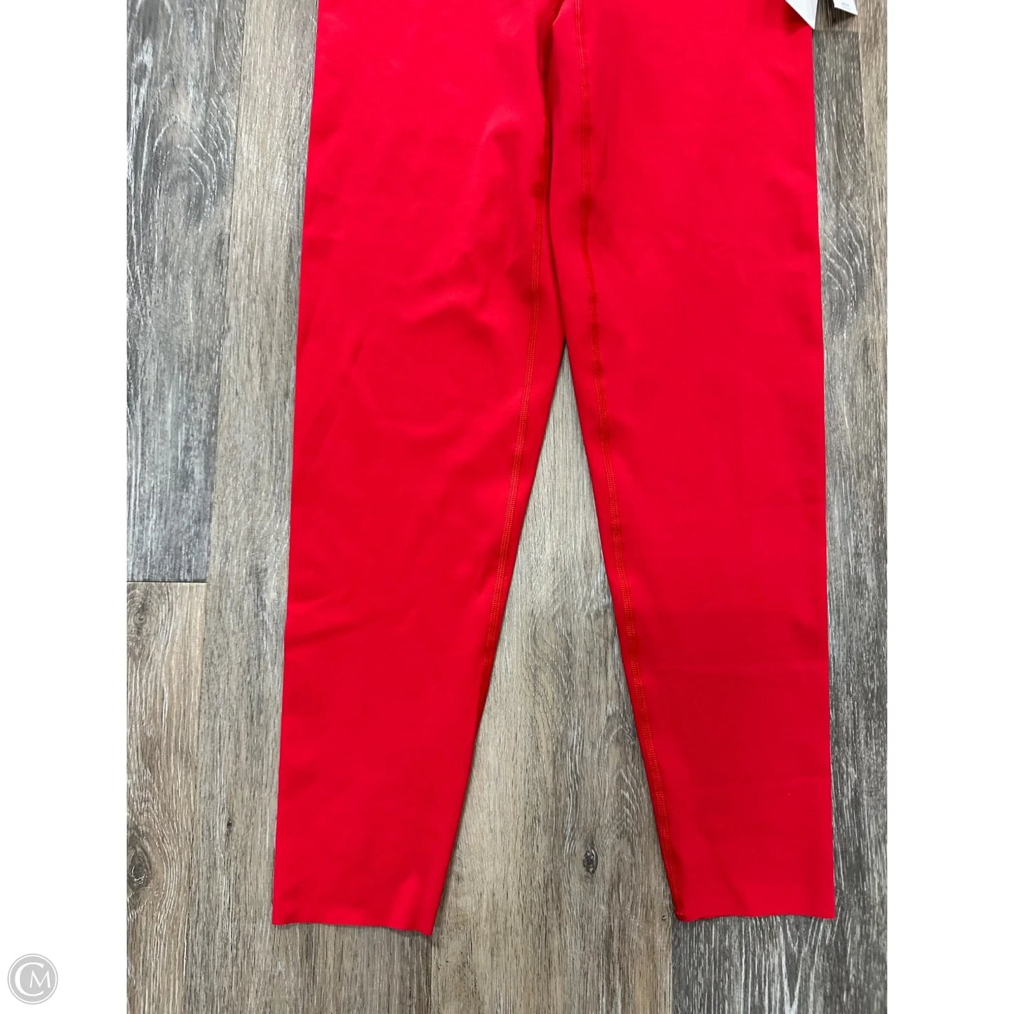 Athletic Leggings By Spanx In Red, Size: L