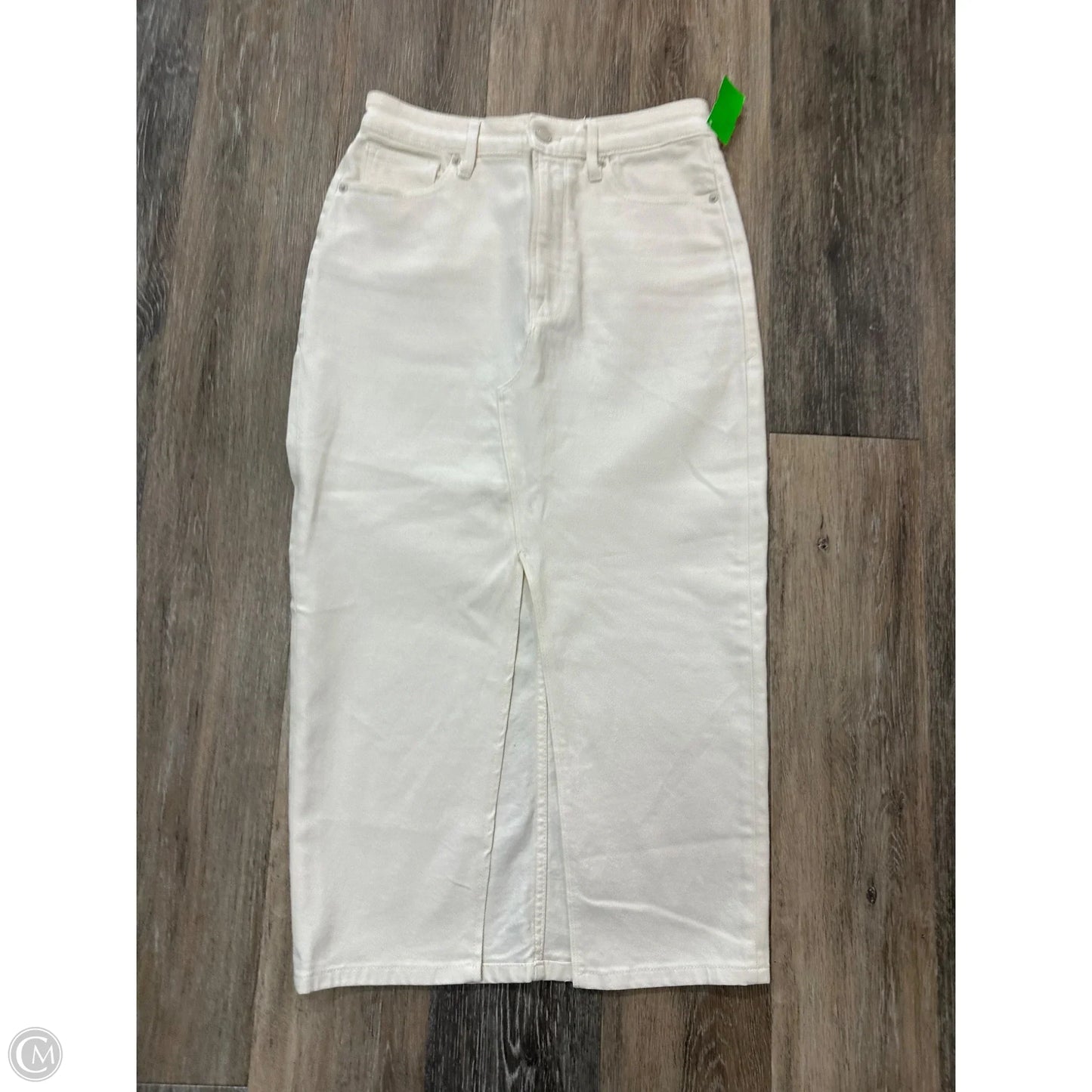 Skirt Maxi By Good American In Cream, Size: 6