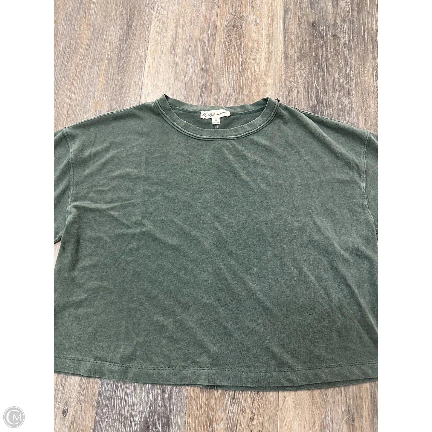 Top Long Sleeve By Rae Mode In Green, Size: M