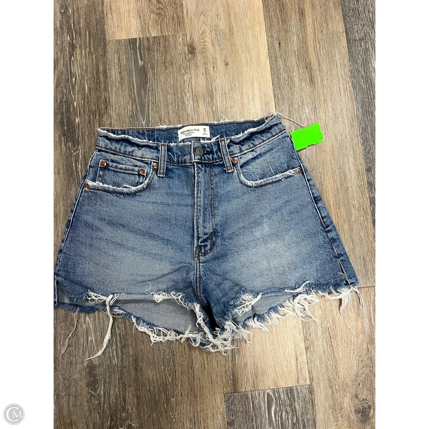 Shorts By Abercrombie And Fitch In Blue Denim, Size: 2