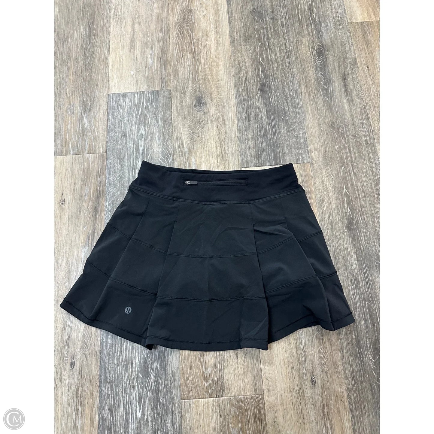 Athletic Skort By Lululemon In Black, Size: 4