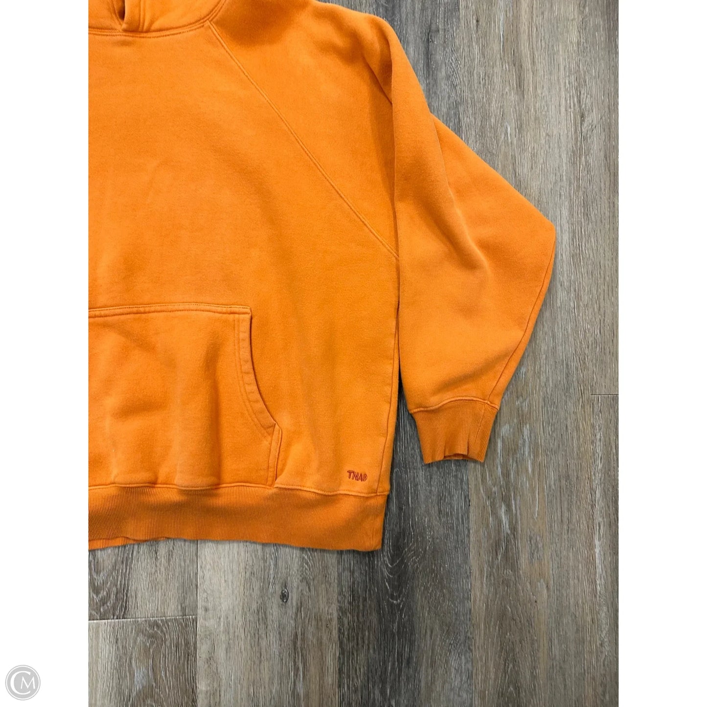 Sweatshirt Hoodie By Tna In Orange, Size: M