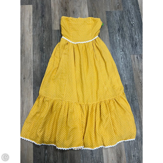 Dress Casual Maxi By Lulus In Yellow, Size: Xxs
