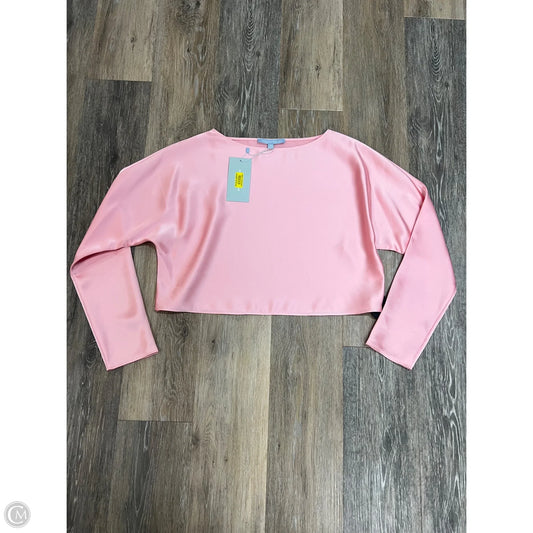 Blouse Long Sleeve By Antonio Melani In Pink, Size: Xs
