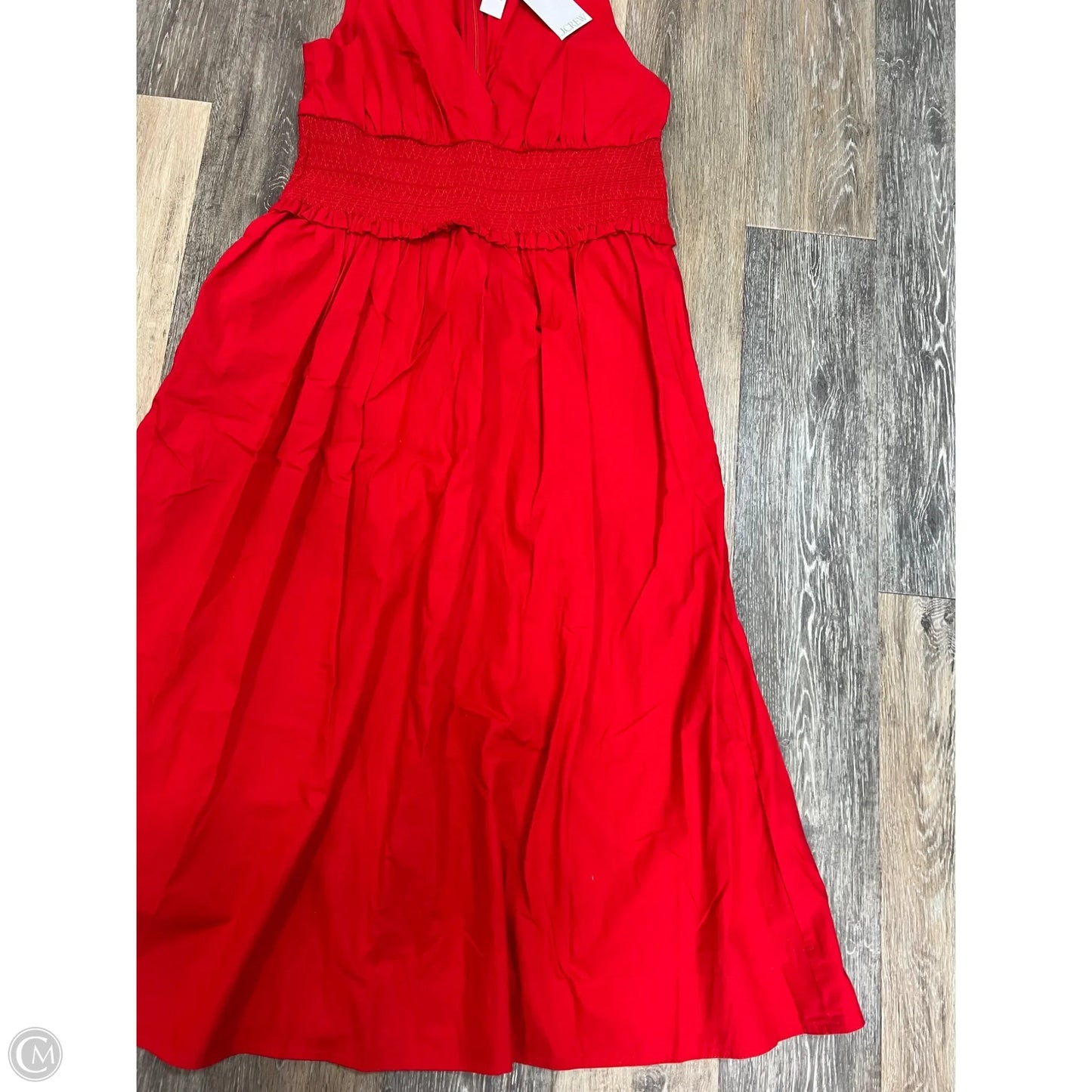Dress Casual Maxi By J. Crew In Red, Size: L