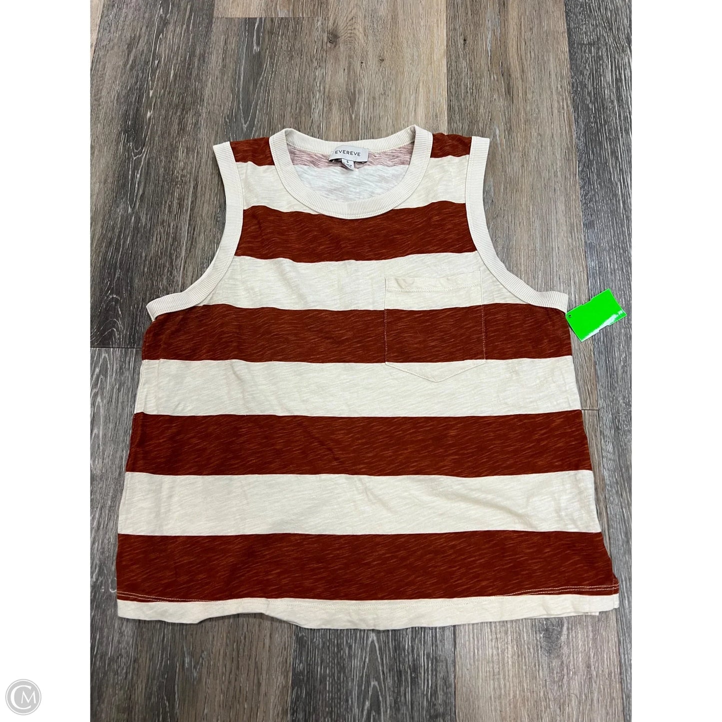 Tank Top By Evereve In Striped Pattern, Size: S