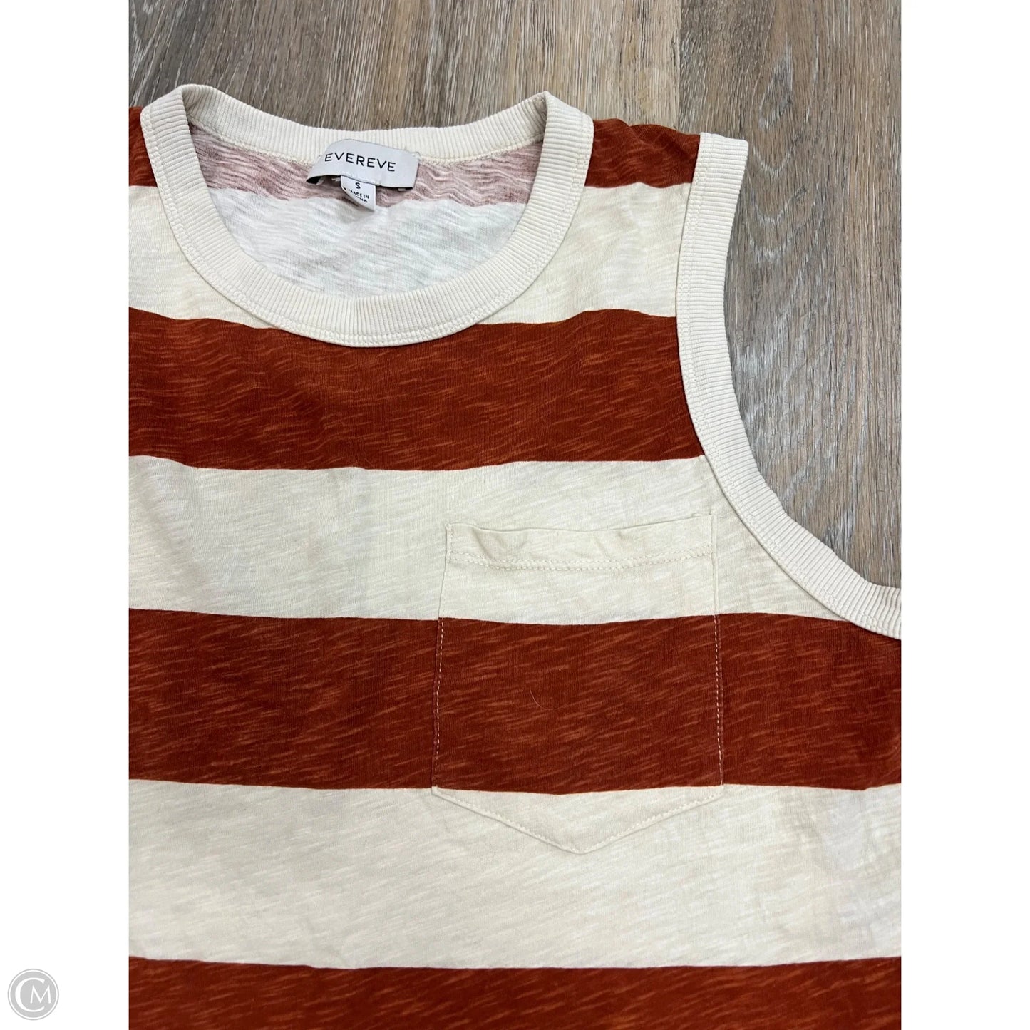 Tank Top By Evereve In Striped Pattern, Size: S