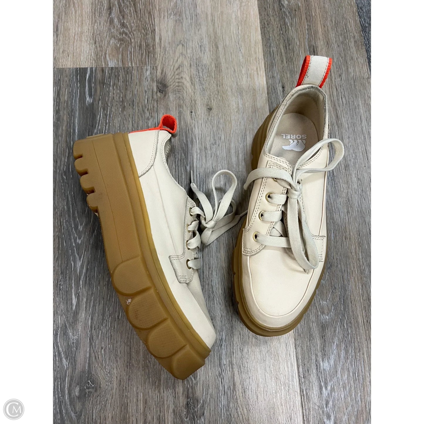 Shoes Sneakers By Sorel In Cream, Size: 7.5