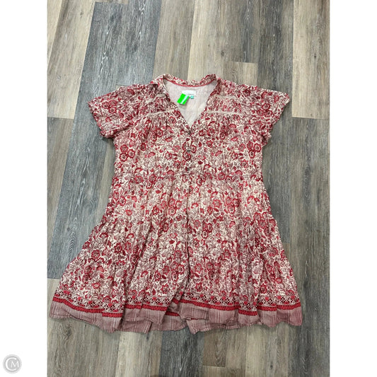 Dress Casual Midi By Anthropologie In Multi-colored, Size: 2x