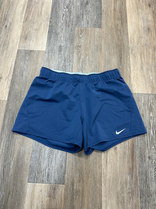 Athletic Shorts By Nike Apparel In Blue, Size: L