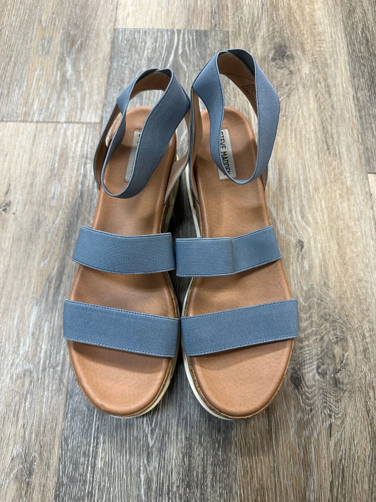 Sandals Flats By Steve Madden In Blue, Size: 11