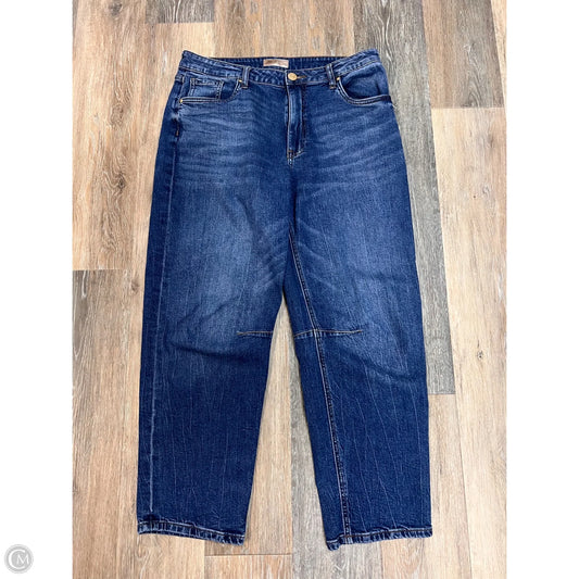 Jeans Barrel By Kut In Blue Denim, Size: 8