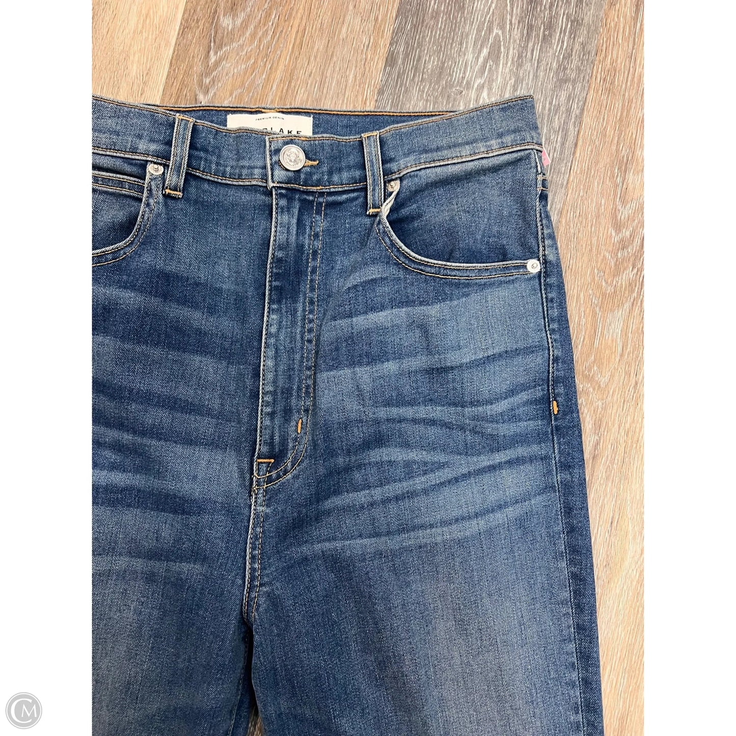 Jeans Straight Designer By SLVRLAKE In Blue Denim, Size: 12/31