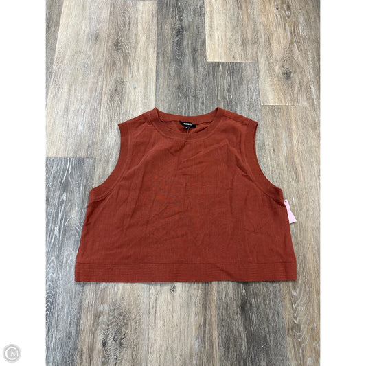 Top Sleeveless By Wishlist In Orange, Size: M