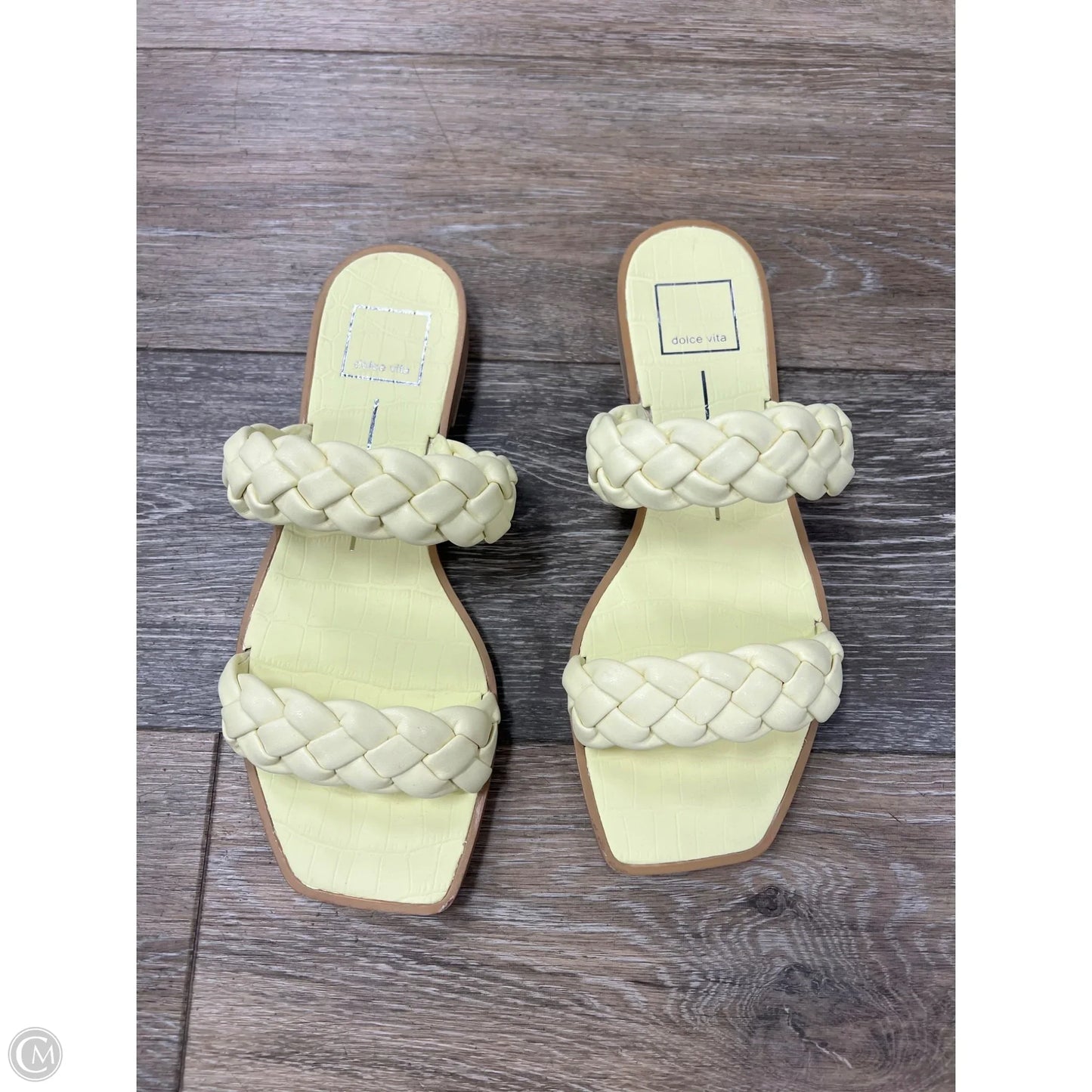 Sandals Flats By Dolce Vita In Yellow, Size: 7