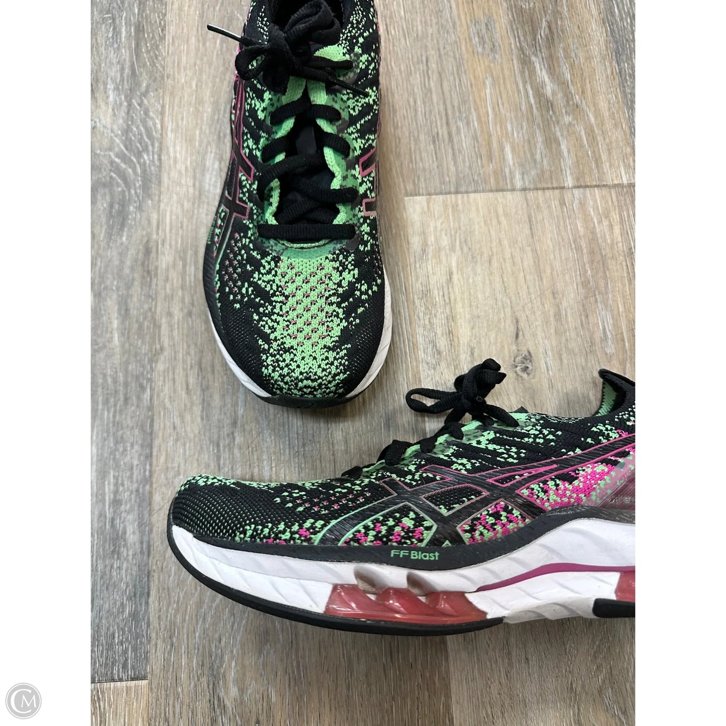 Shoes Athletic By Asics In Black, Size: 7