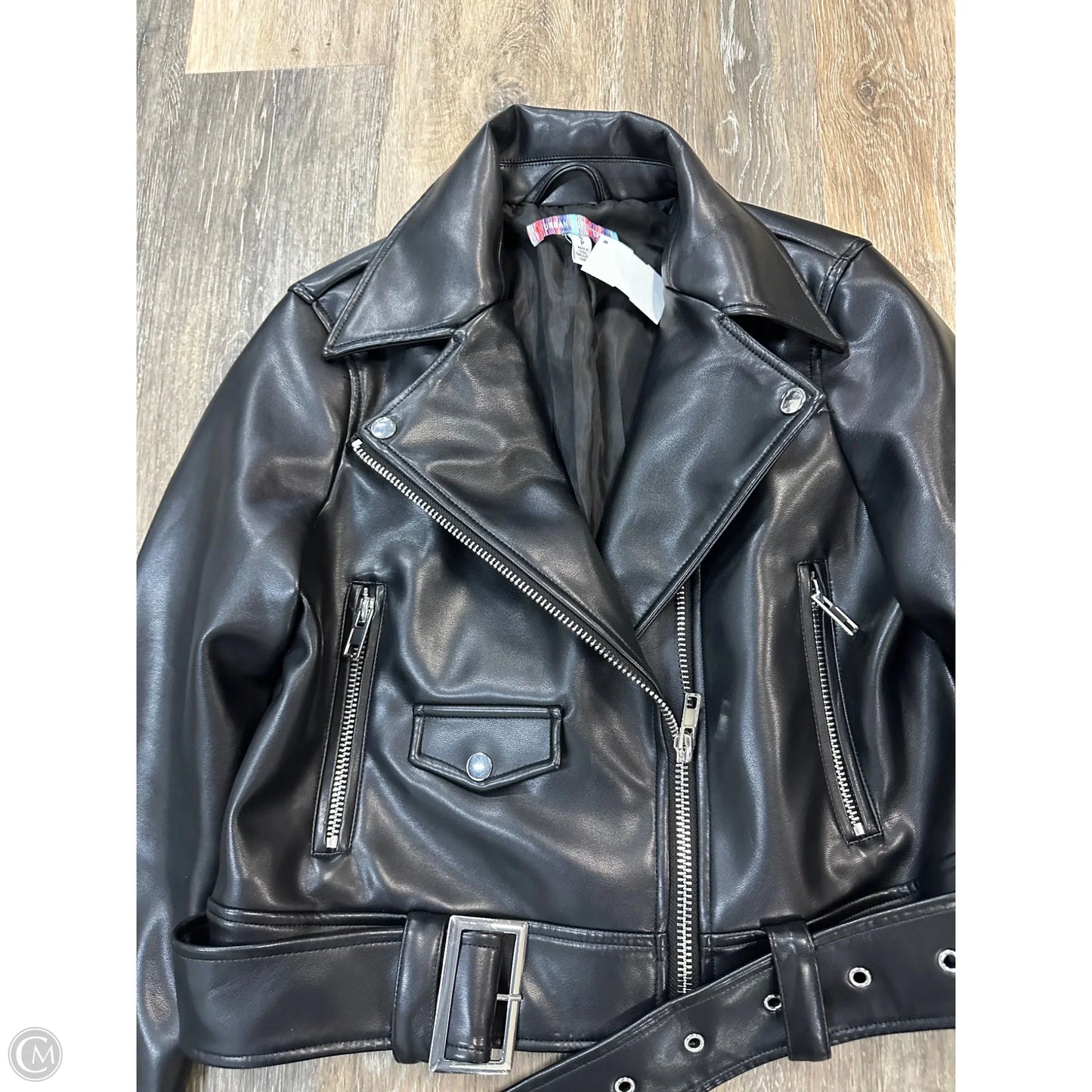 Jacket Leather By Urban Outfitters In Black, Size: S