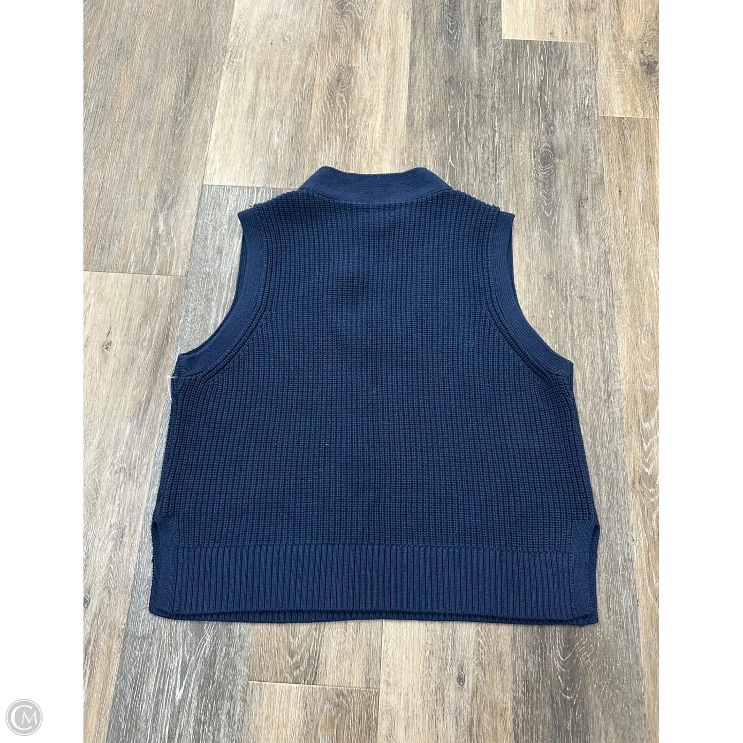 Sweater Cardigan By Duluth Trading In Navy, Size: L