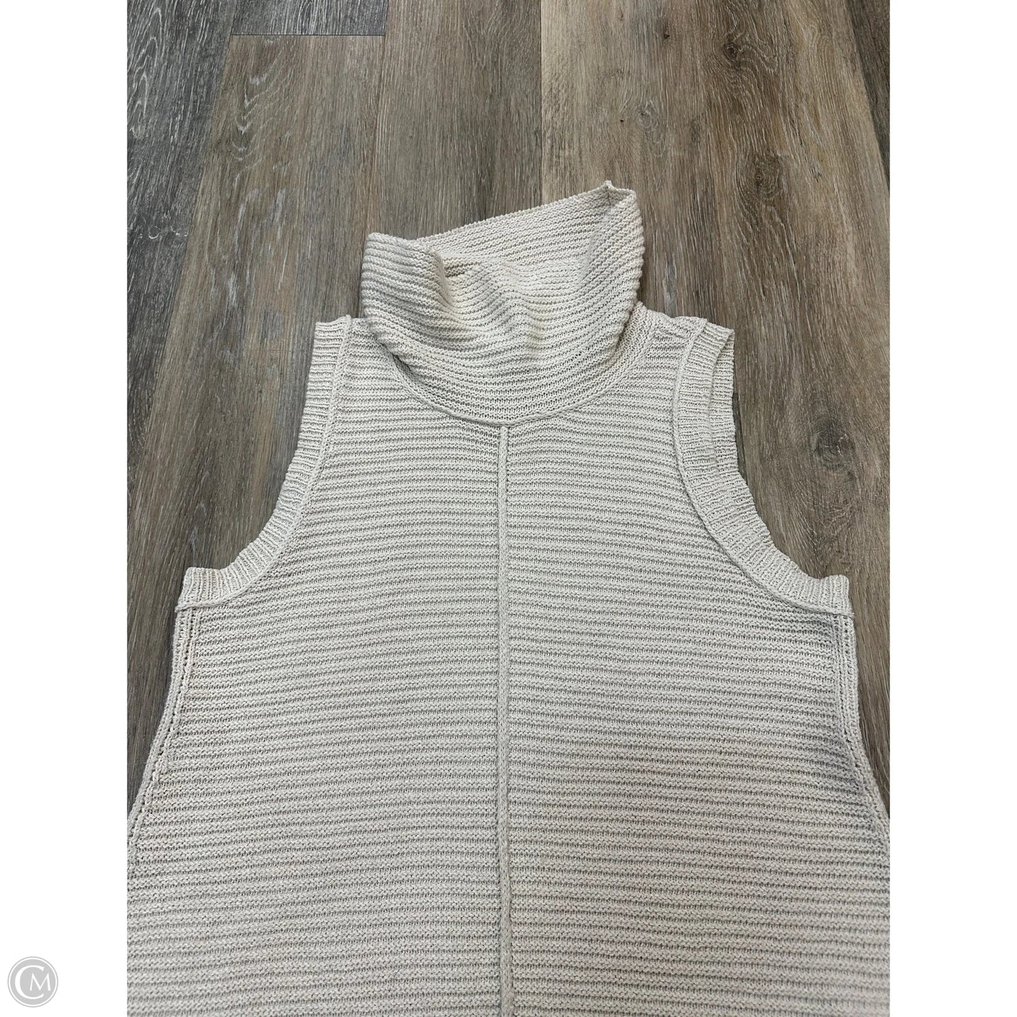 Sweater Short Sleeve By Tribal In Cream, Size: S