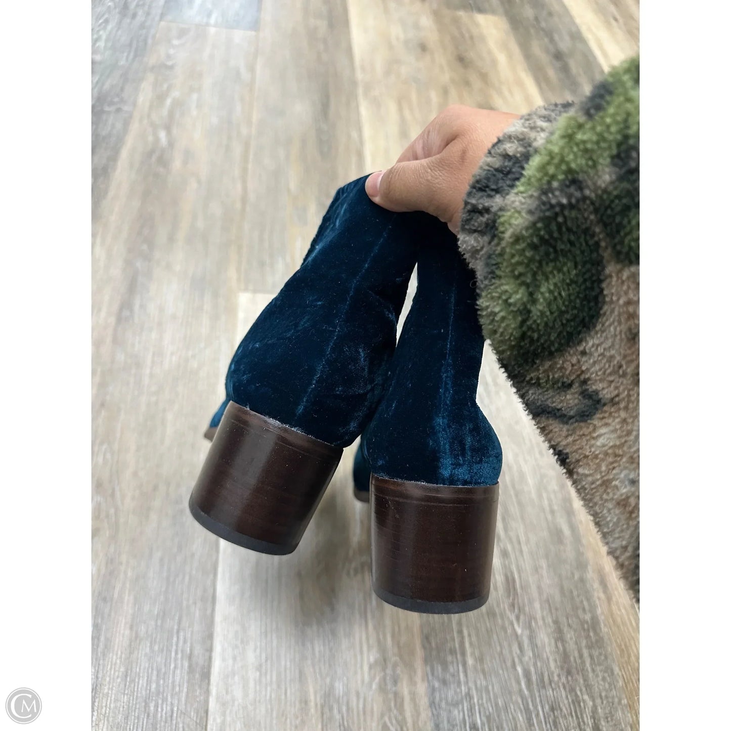 Boots Designer By Patricia Nash In Blue, Size: 8