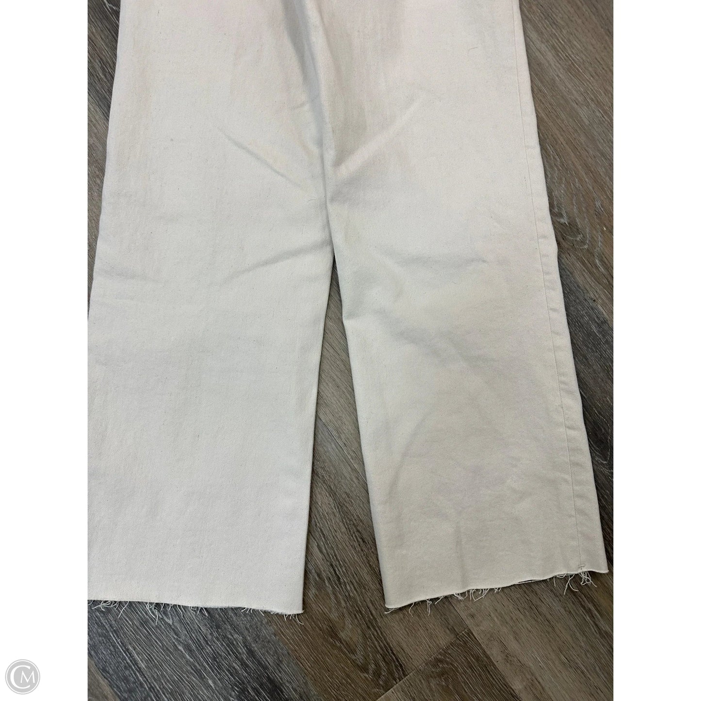 -Jeans Wide Leg By Oliver Logan In Cream, Size: 1/25