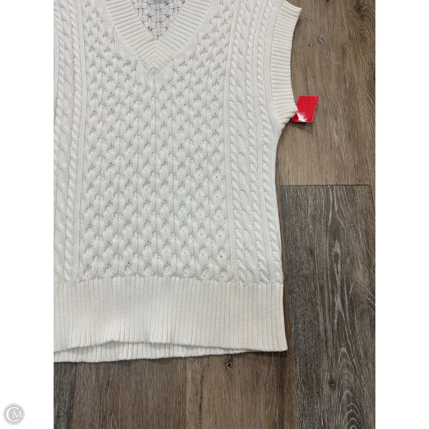 Sweater Short Sleeve By Varley In White, Size: Xs