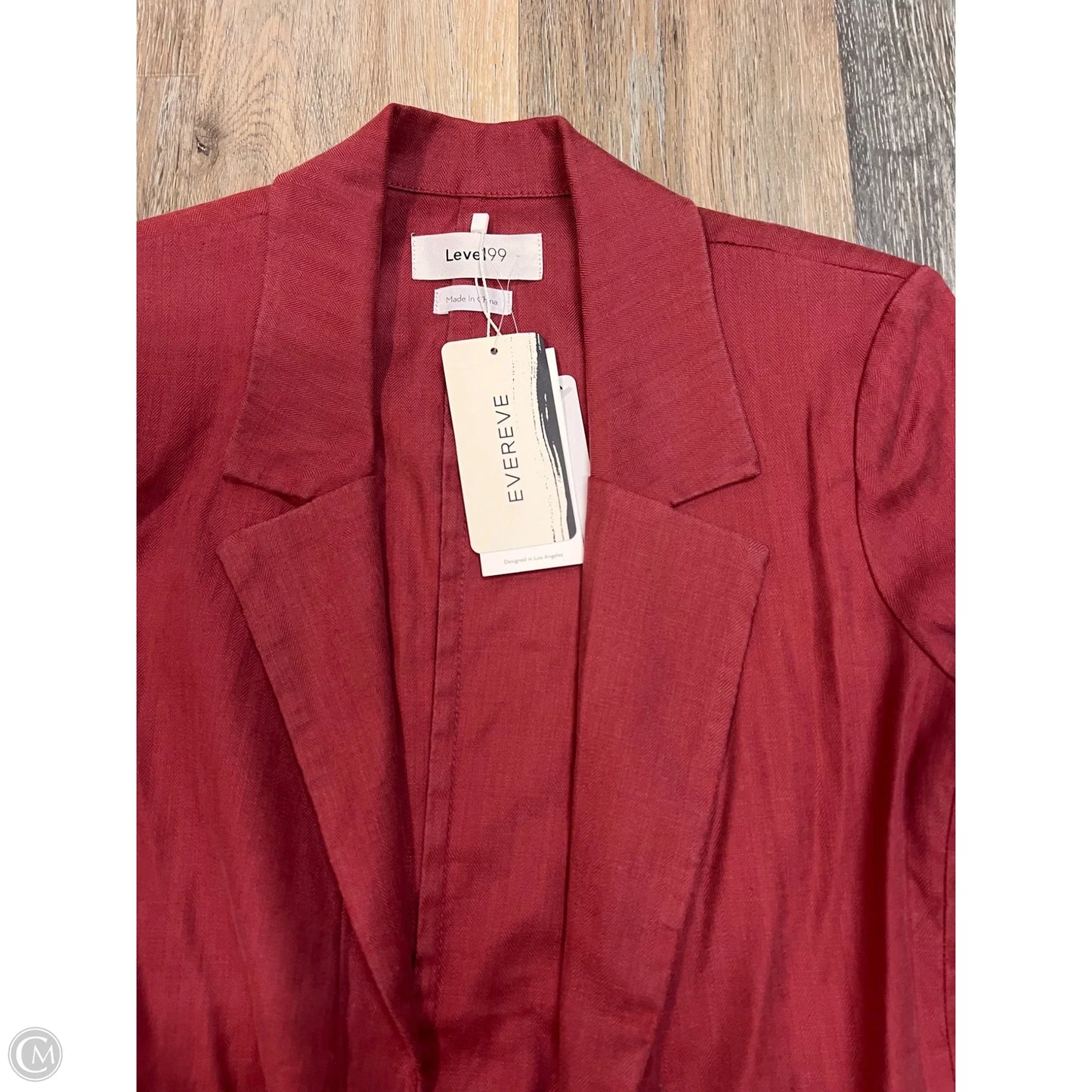 Blazer By Level 99 In Red, Size: Xs