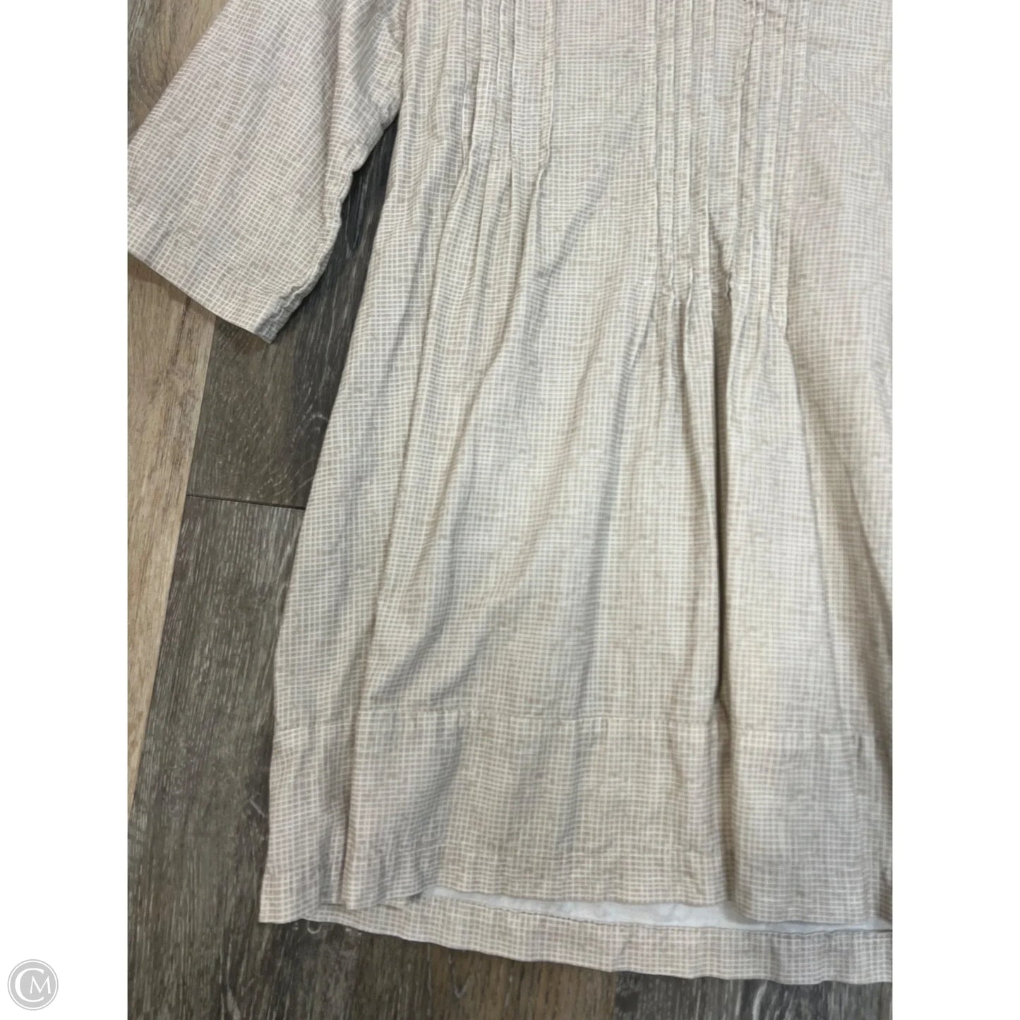Dress Casual Short By CP Shades In Checkered Pattern, Size: S