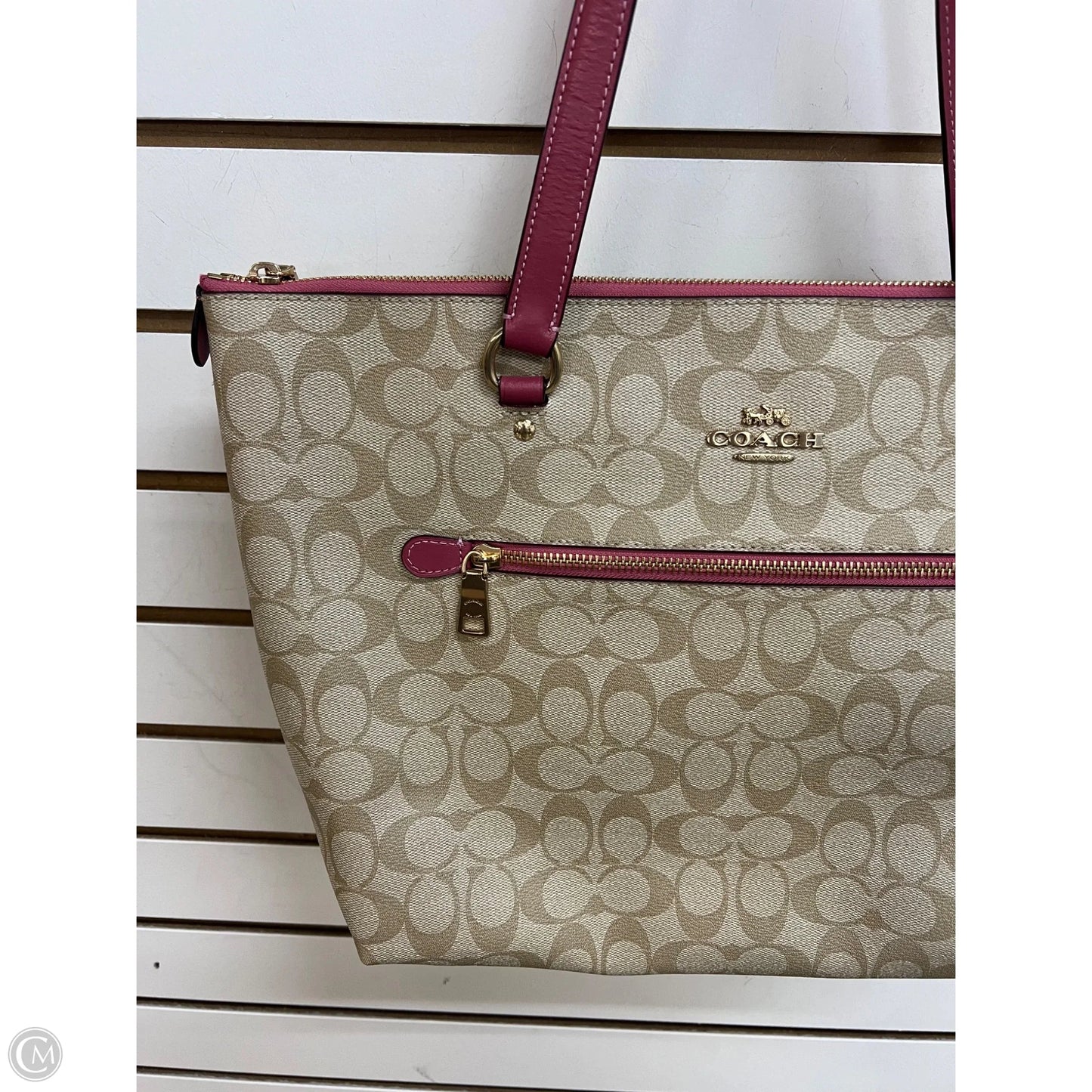 -Handbag Designer By Coach, Size: Large