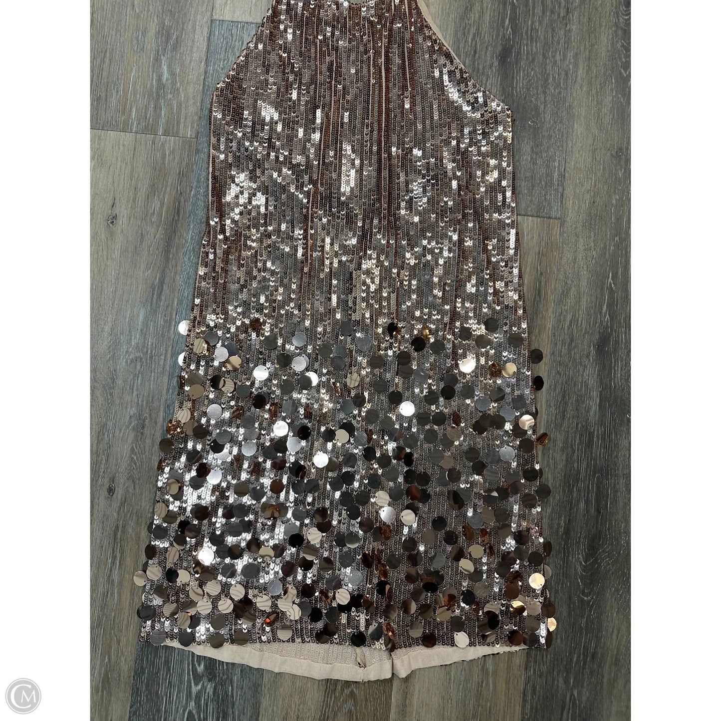 Dress Party Short By Atelier 17.56 In Rose Gold, Size: M