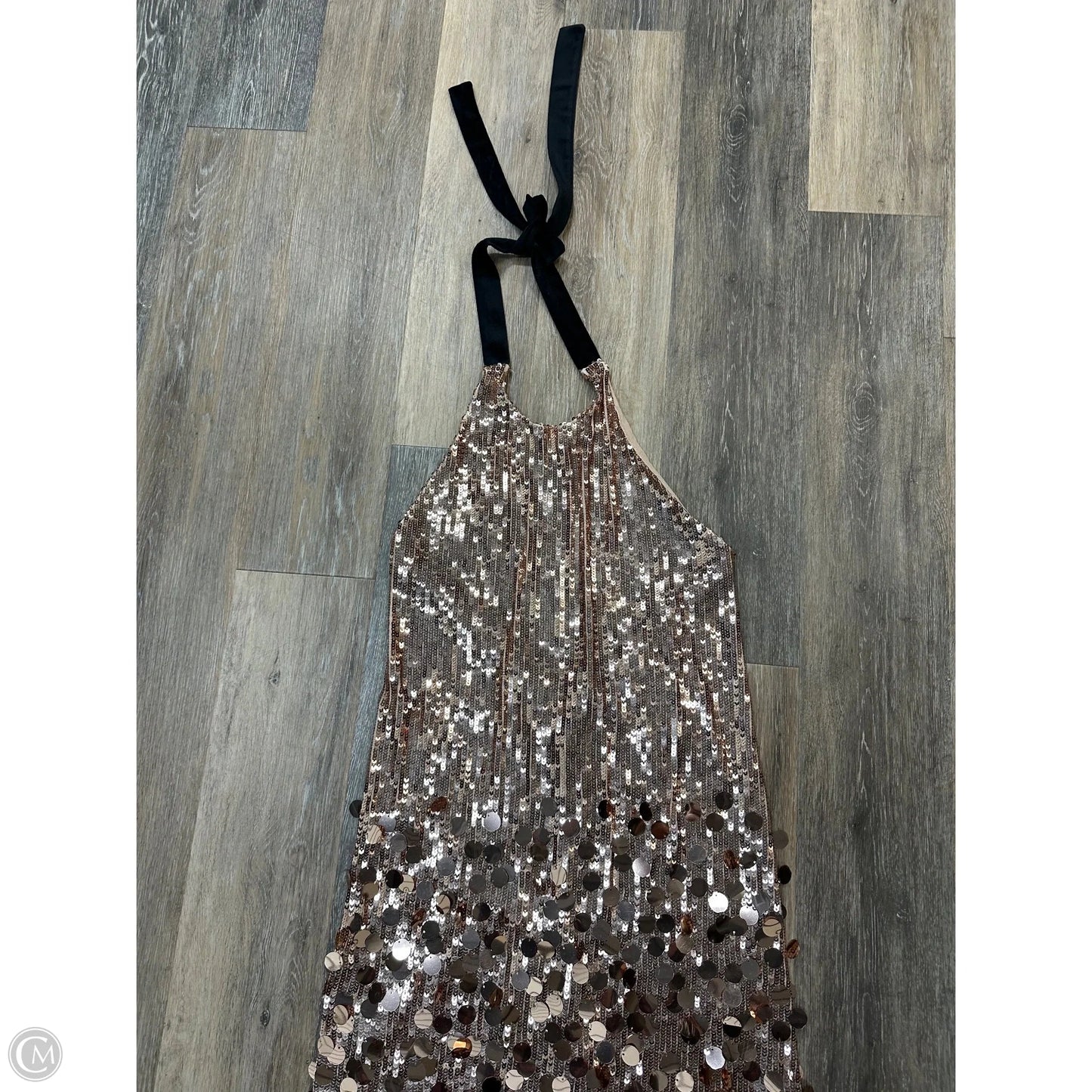 Dress Party Short By Atelier 17.56 In Rose Gold, Size: M