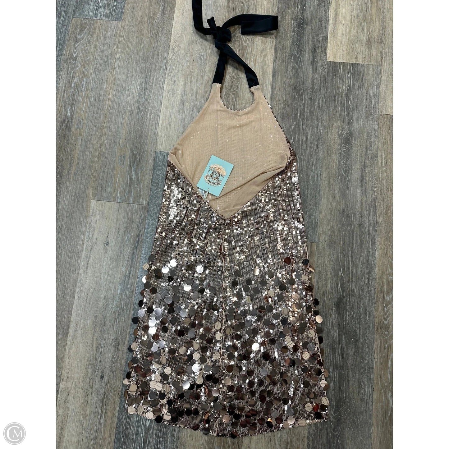 Dress Party Short By Atelier 17.56 In Rose Gold, Size: M