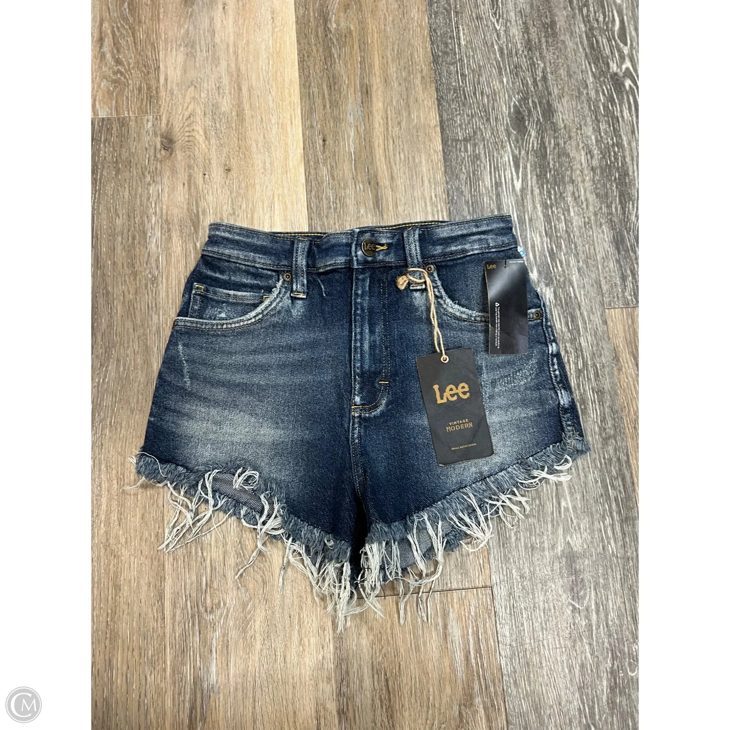 Shorts By Lee In Blue Denim, Size: 2/26