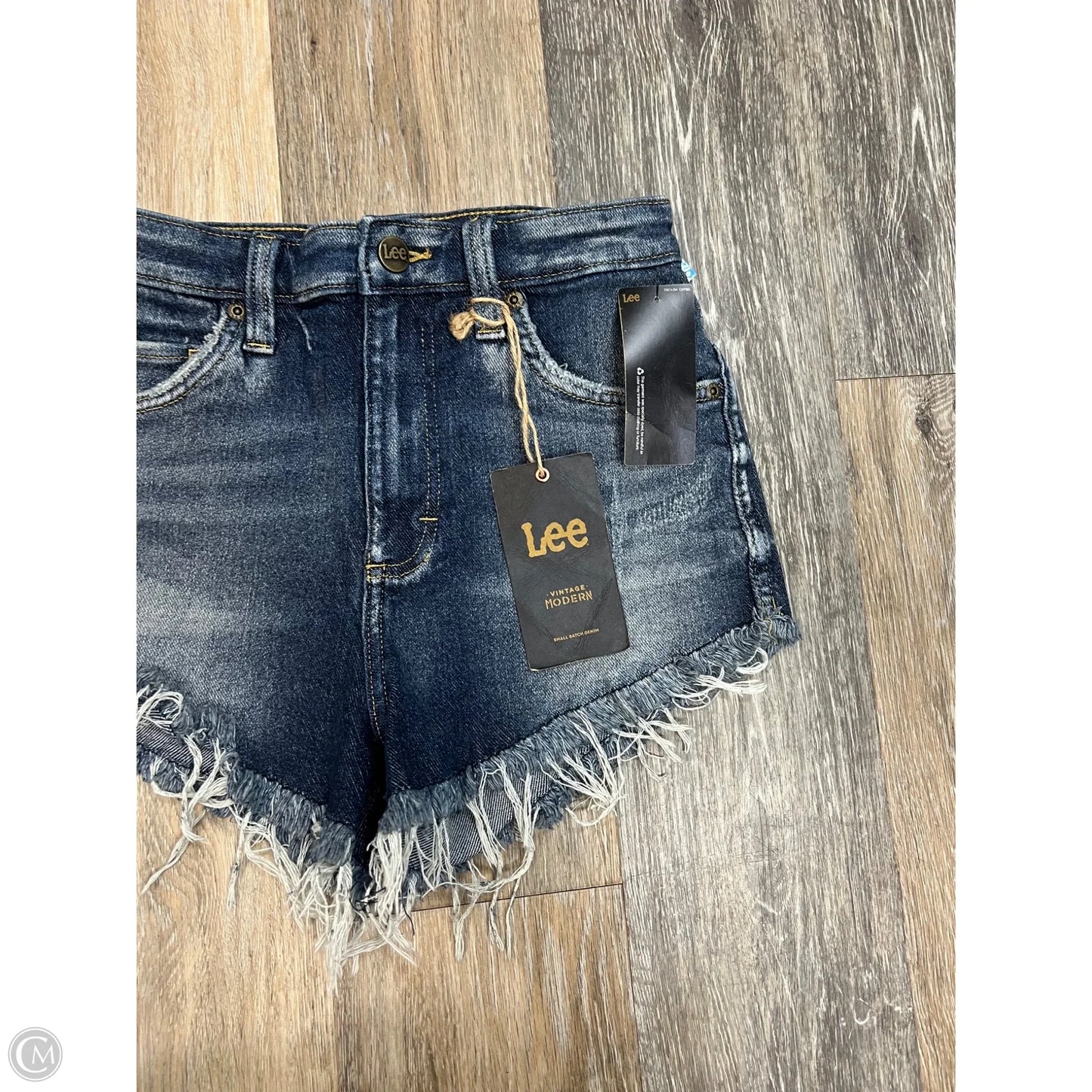 Shorts By Lee In Blue Denim, Size: 2/26