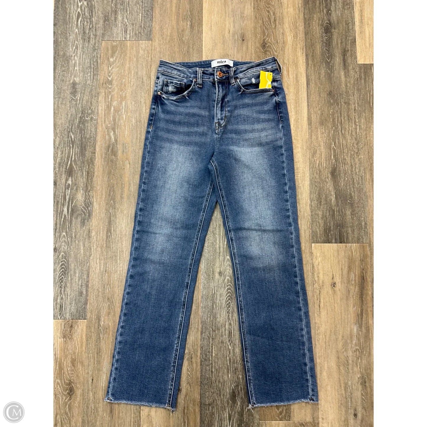 Jeans Straight By Micas In Blue Denim, Size: 2