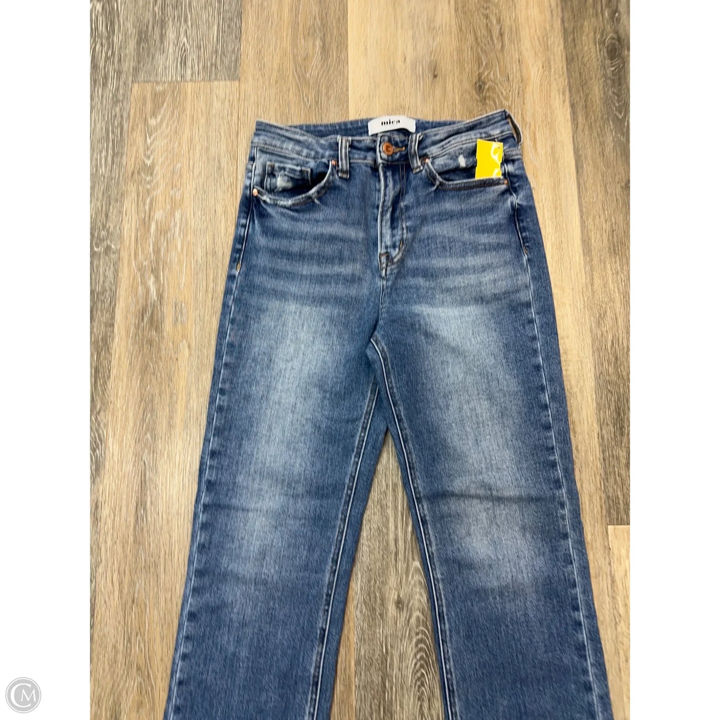 Jeans Straight By Micas In Blue Denim, Size: 2