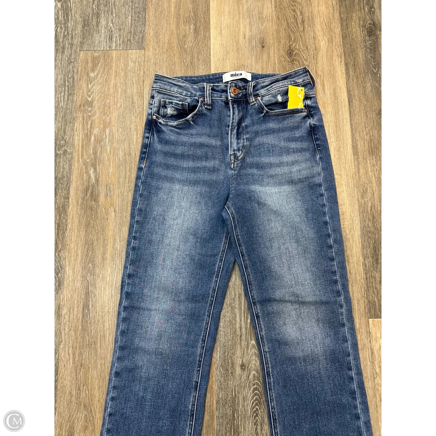 Jeans Straight By Micas In Blue Denim, Size: 2