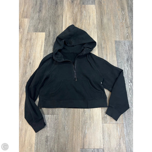 Athletic Sweatshirt Hoodie By Lululemon In Black, Size: Xs/S