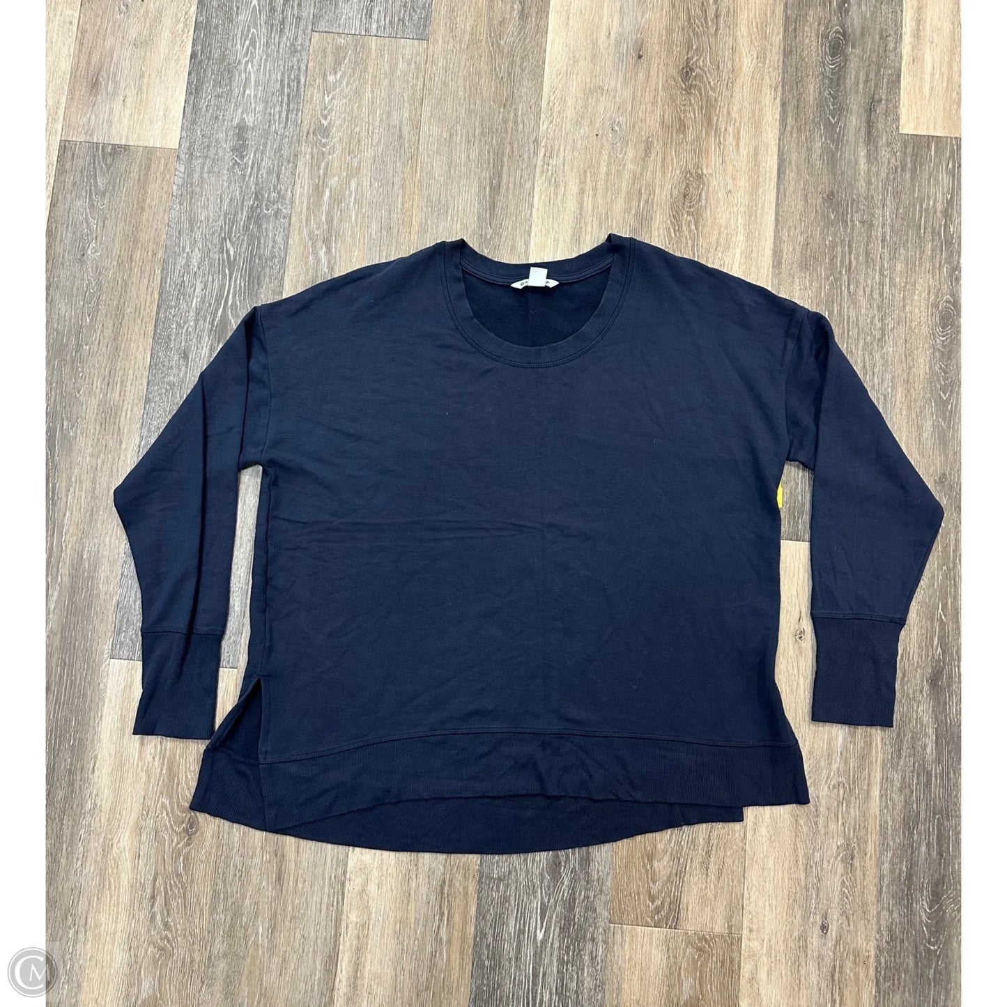 Athletic Sweatshirt Crewneck By Athleta In Navy, Size: Xl
