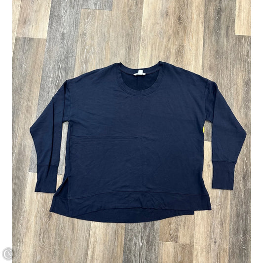 Athletic Sweatshirt Crewneck By Athleta In Navy, Size: Xl