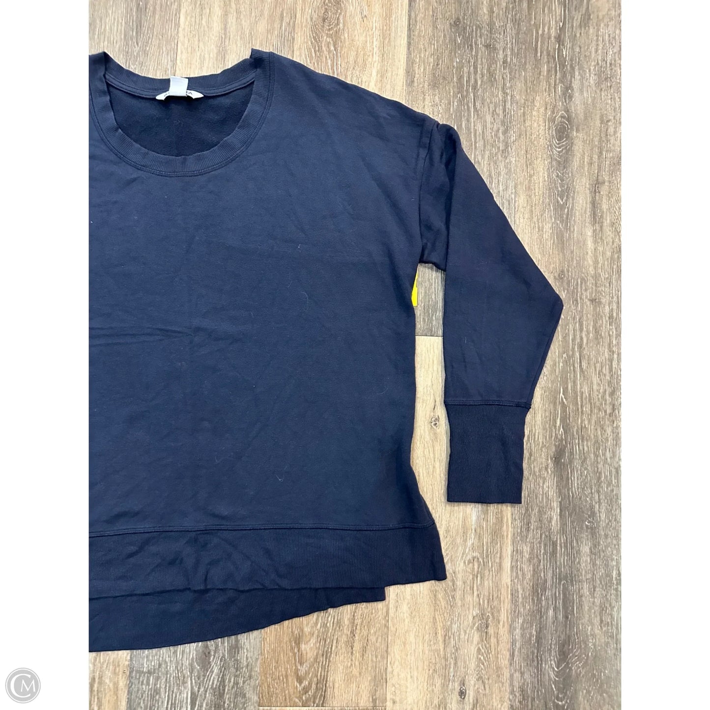 Athletic Sweatshirt Crewneck By Athleta In Navy, Size: Xl
