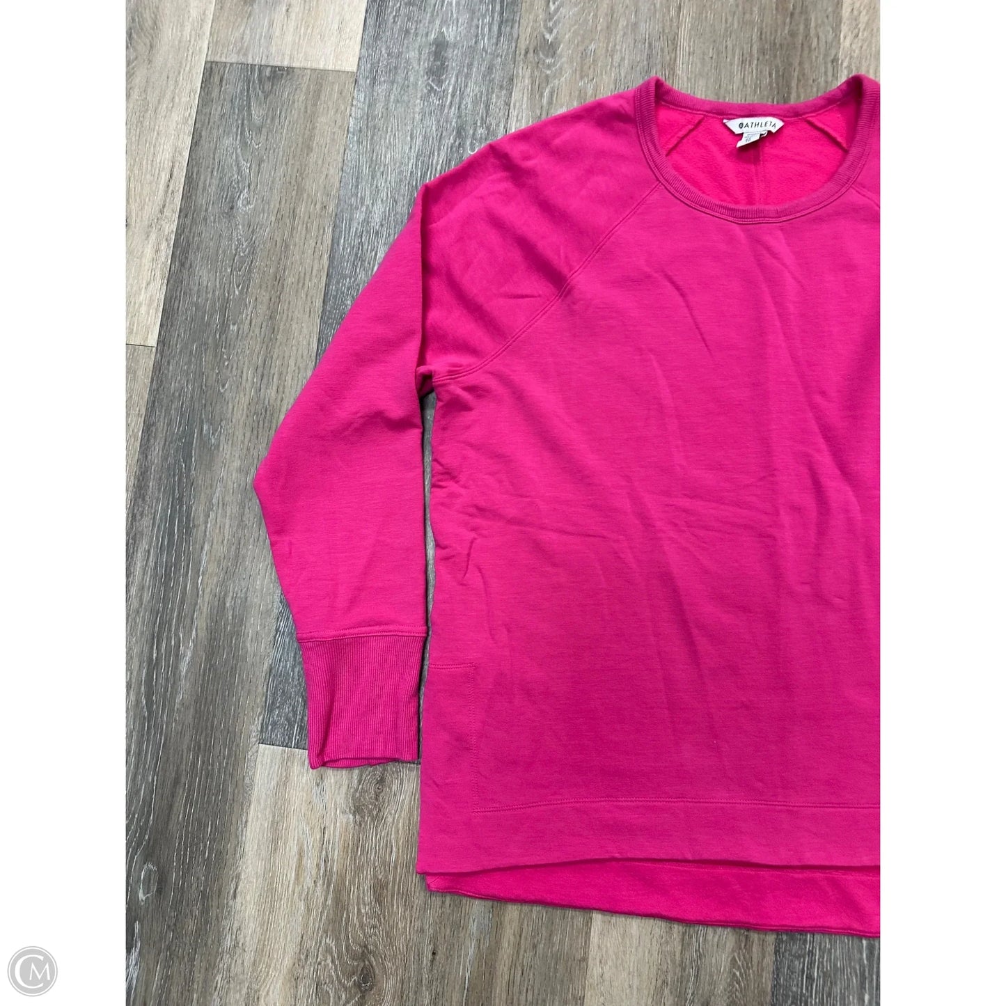 Athletic Sweatshirt Crewneck By Athleta In Pink, Size: Xl