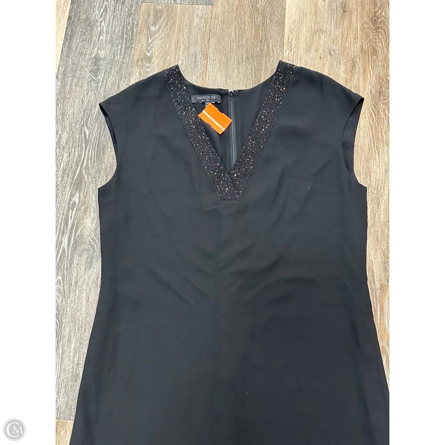 Dress Designer By Lafayette 148 In Black, Size: M