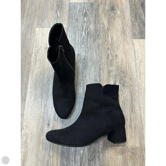 Boots Leather By Gabor In Black, Size: 7.5