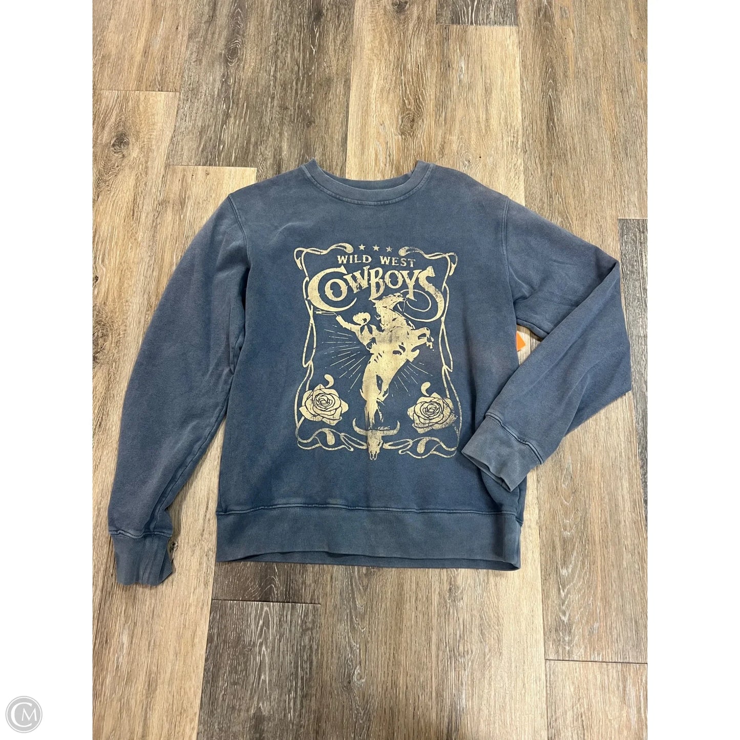 Sweatshirt Crewneck By Zutter In Blue, Size: S