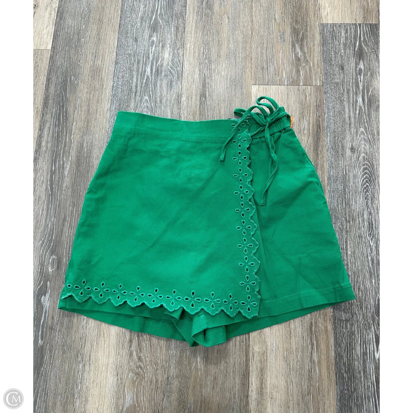 Skort By Entro In Green Denim, Size: L